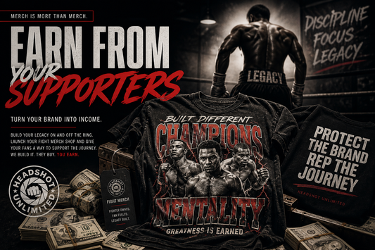 Earn From Your Supporters: Why Fighter Merch Has Become the Modern-Day Fundraiser