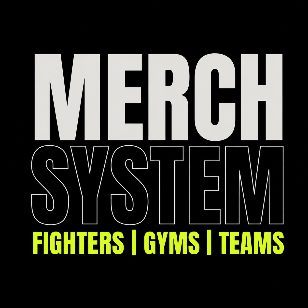 Fight Merch Systems