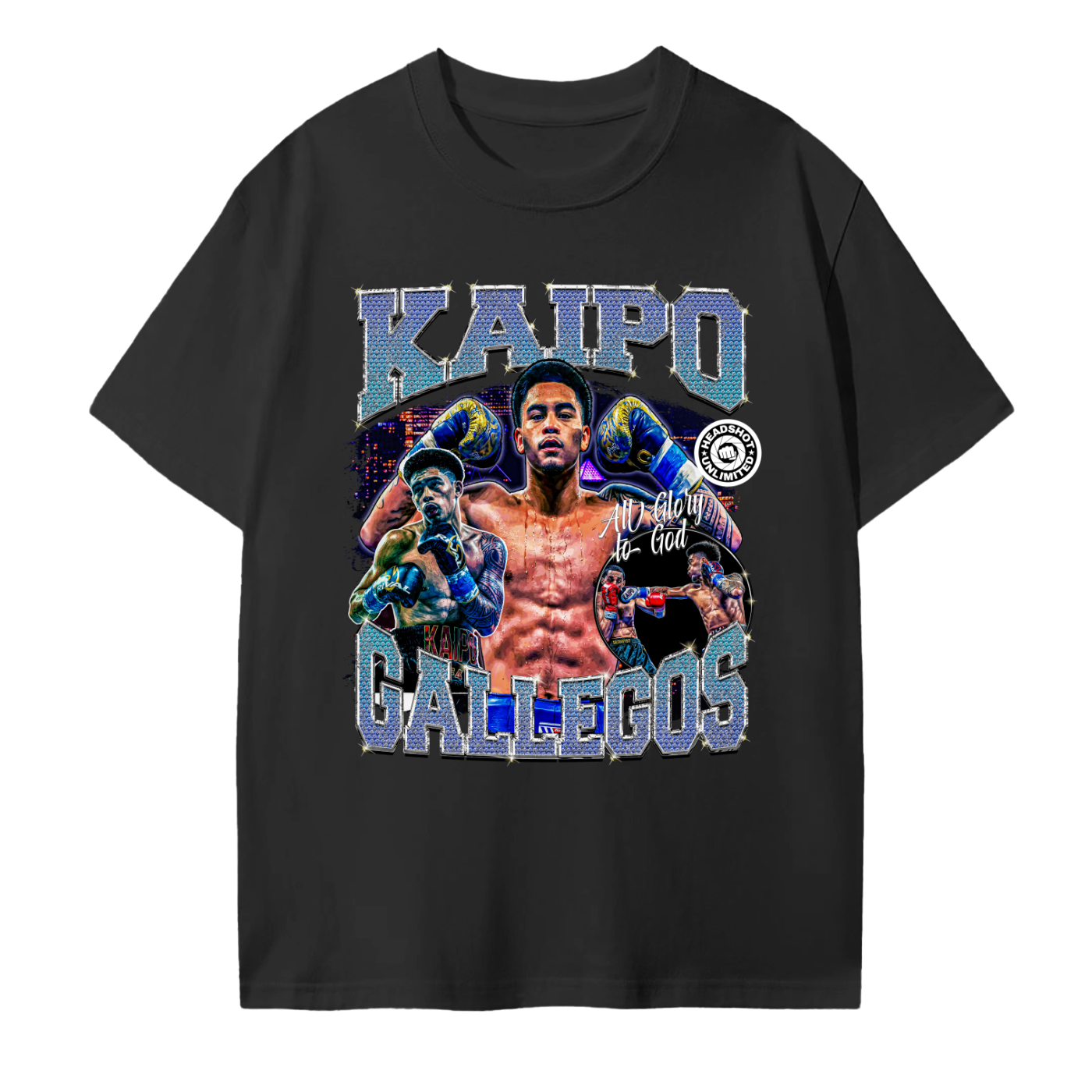 KAIPO GALLEGOS - FIGHT NIGHT SHIRT - Unisex T-Shirt (SIZES RUN SMALL)