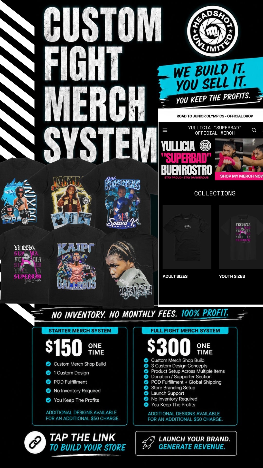FIGHT MERCH STARTER SYSTEM