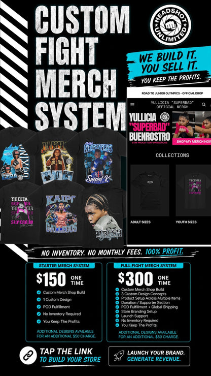 FIGHT MERCH STARTER SYSTEM