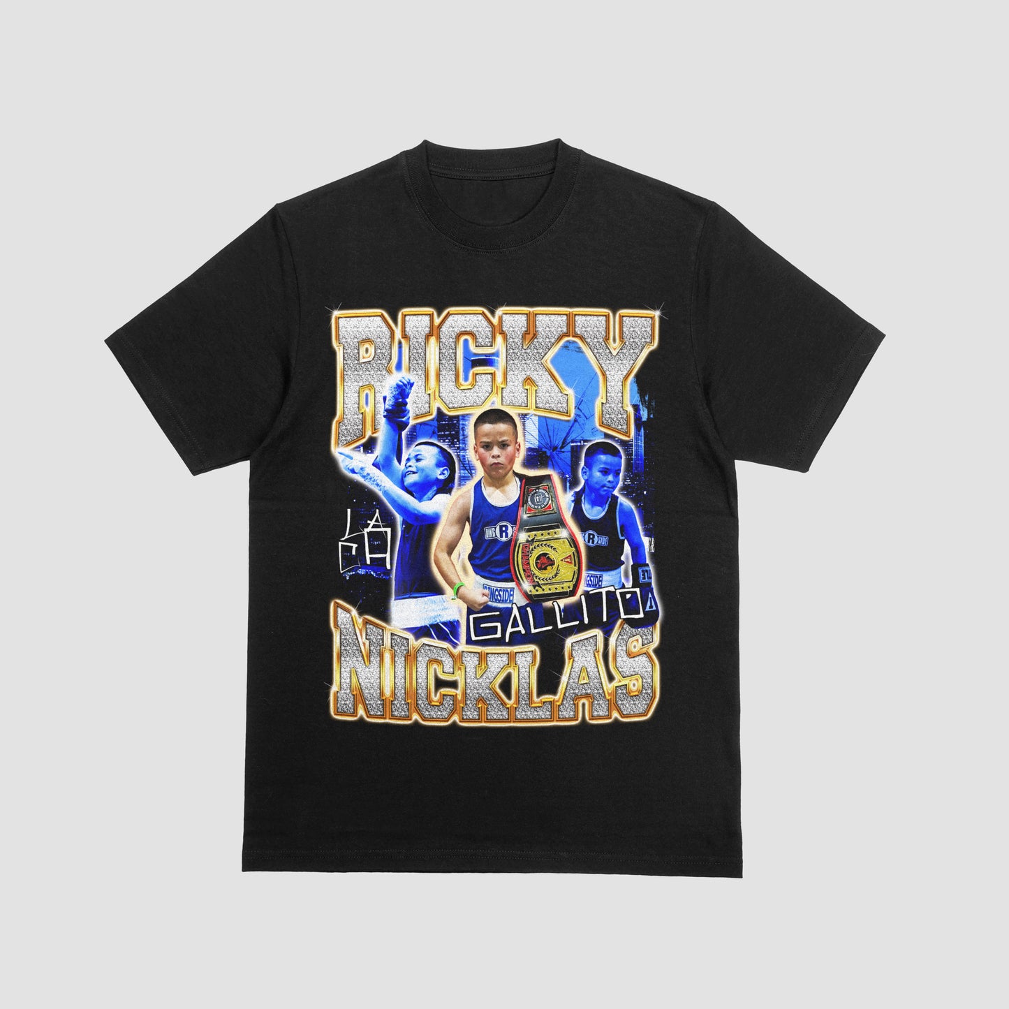 Ricky Nicklas "LA CA" - Custom Graphic Design Package (PNG + Poster) Digital product