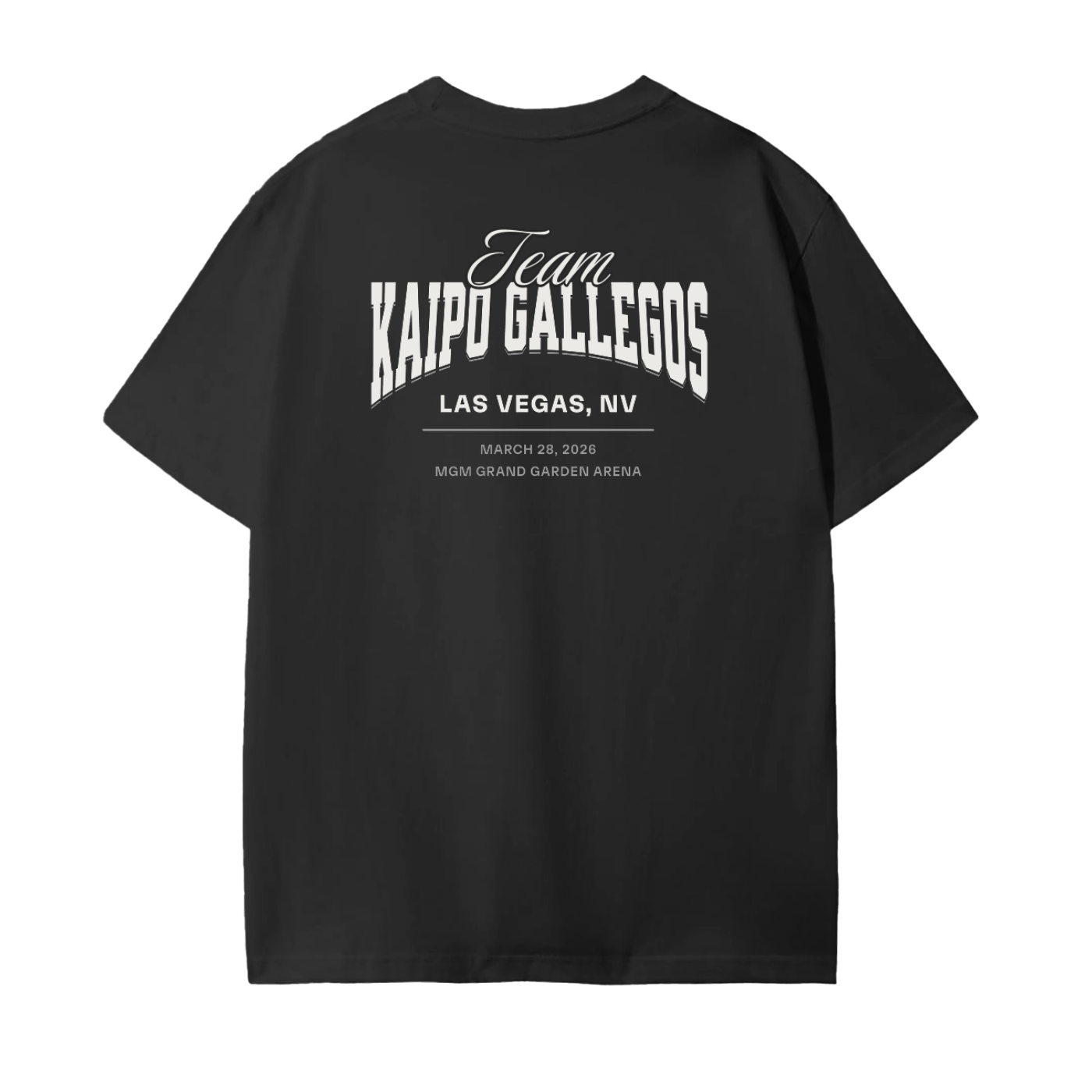 KAIPO GALLEGOS - FIGHT NIGHT SHIRT - Unisex T-Shirt (SIZES RUN SMALL)
