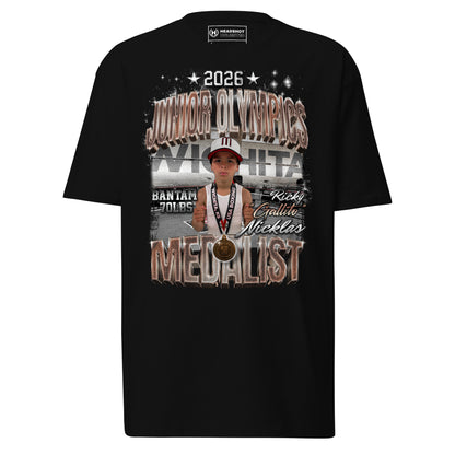2026 JO Medalist – Ricky “Gallito” Nicklas Edition | Men’s Premium Heavyweight Tee