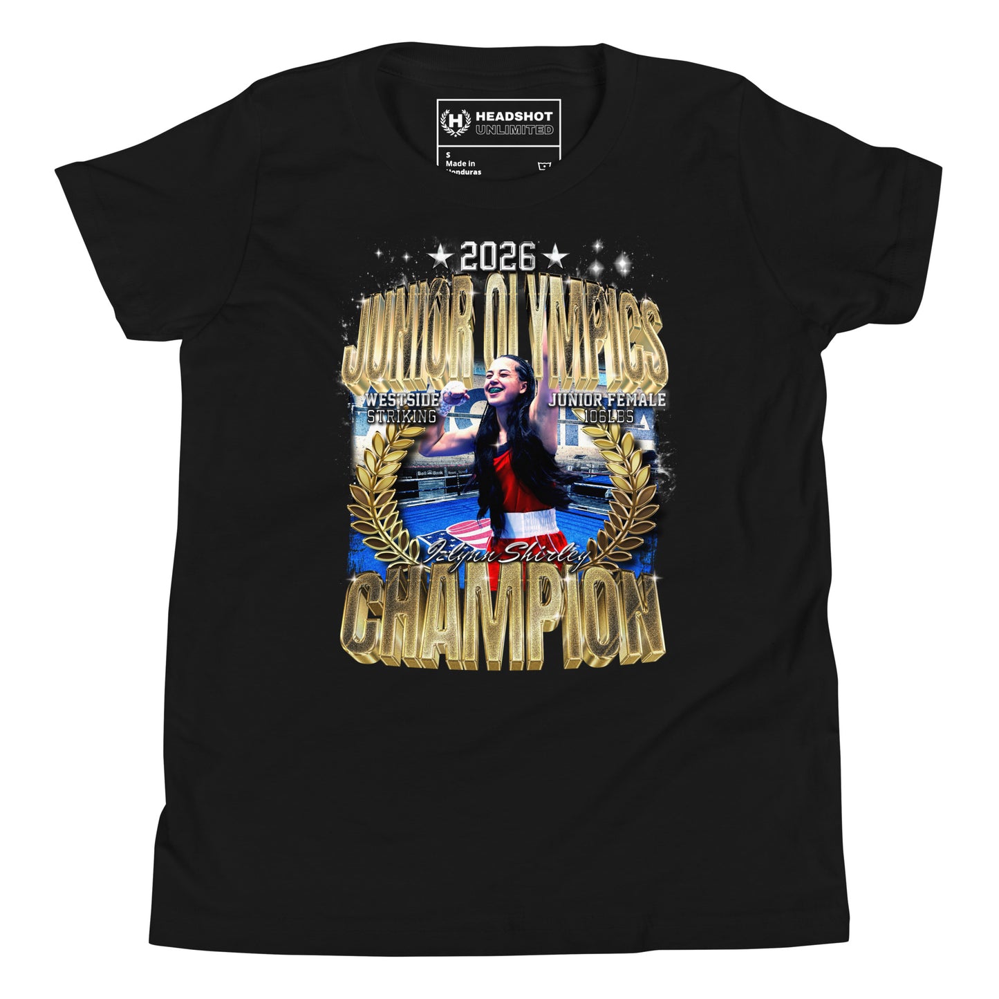 2026 JO's Champion – Izylnn Shirley Edition | Youth Short Sleeve Tee